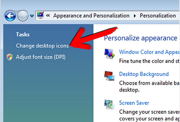 恢复回收站图标 - 更改桌面图标