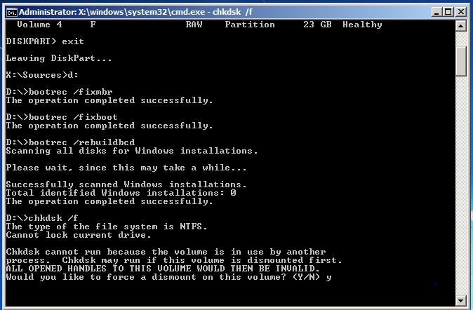 修复无法安装的卷引导错误