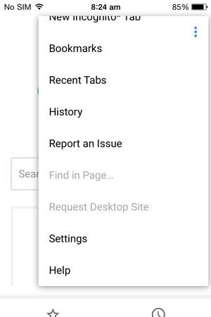 从手机中删除Google Chrome