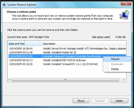 Restore system to fix blue screen of death 0x00000116