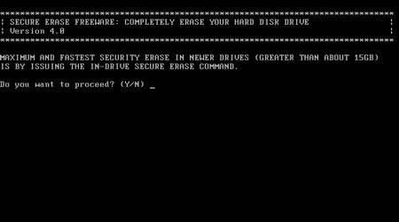 安全删除：HDDErase