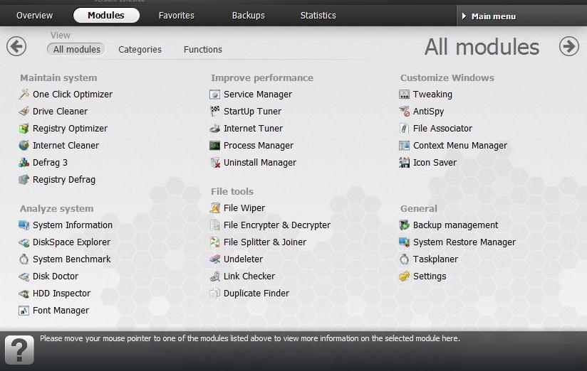 WinOptimizer从Windows中删除不需要的文件