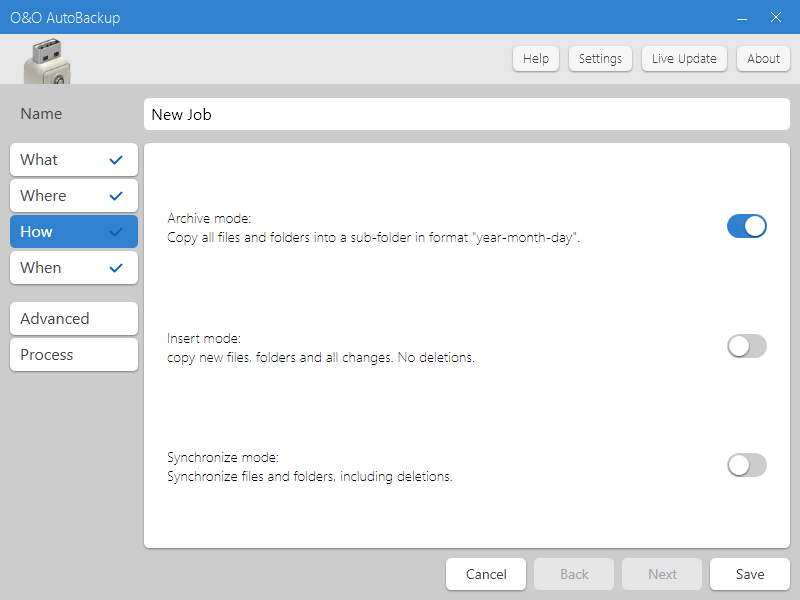 2018-O＆O AutoBackup中的Windows备份软件