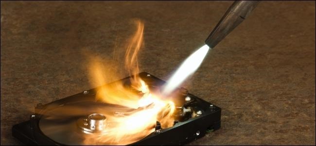 物理破坏外部硬盘