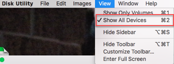 将外部驱动器转换为APFS格式