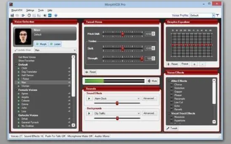 MorphVOX Pro支持降噪