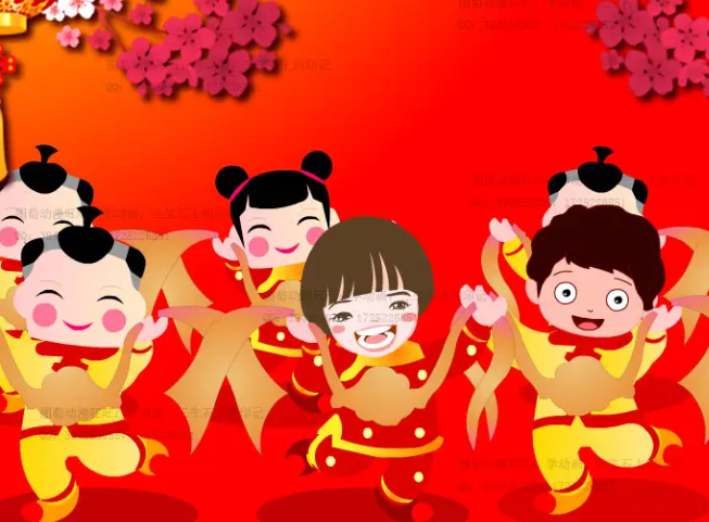 春节视频开头素材-烟花素材