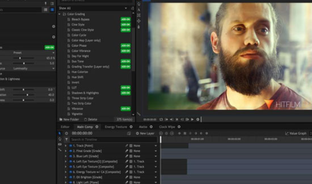 影片剪辑-HitFilm Express