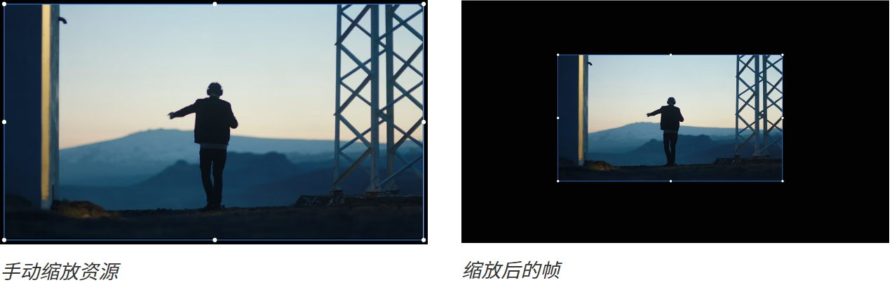 调整现有项目中的视频尺寸