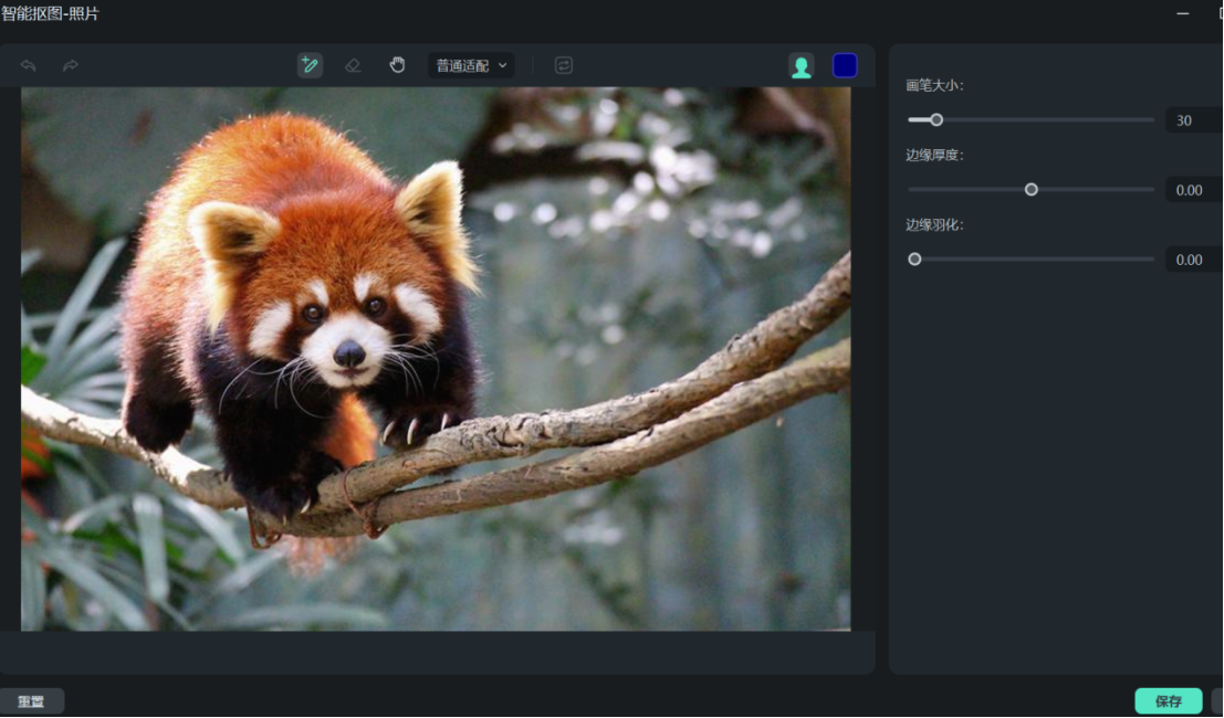 视频高清抠像要选中需要抠取的图像部分