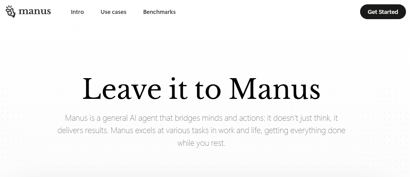 Manus背景与核心功能