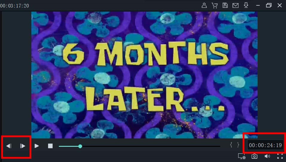 找到转场所在位置