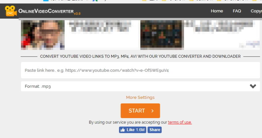 将在线MP4转换为MP3