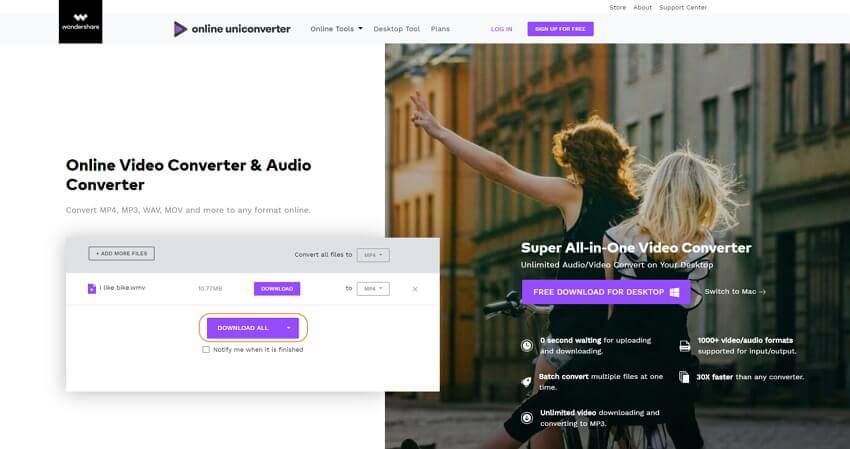 下载转换后的文件