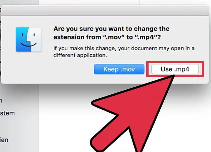 使用Quicktime将MOV转换为MP4 Mac