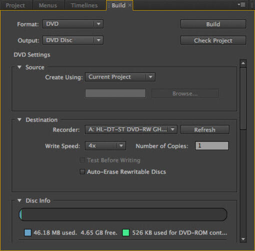 adjust recording area