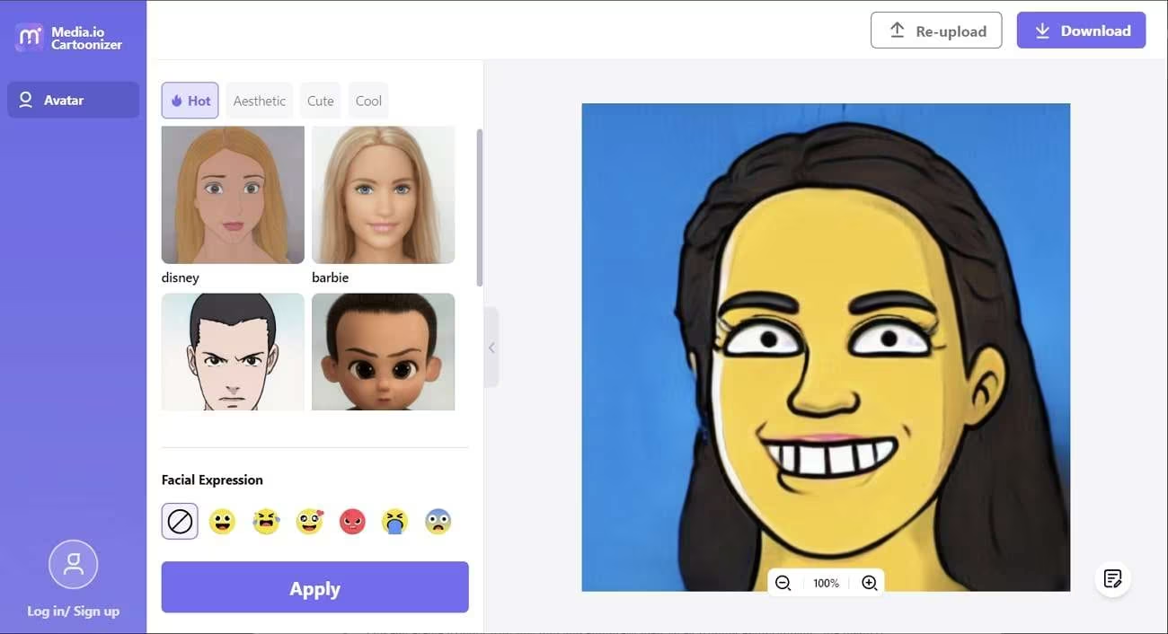 Media.io数字人生成工具