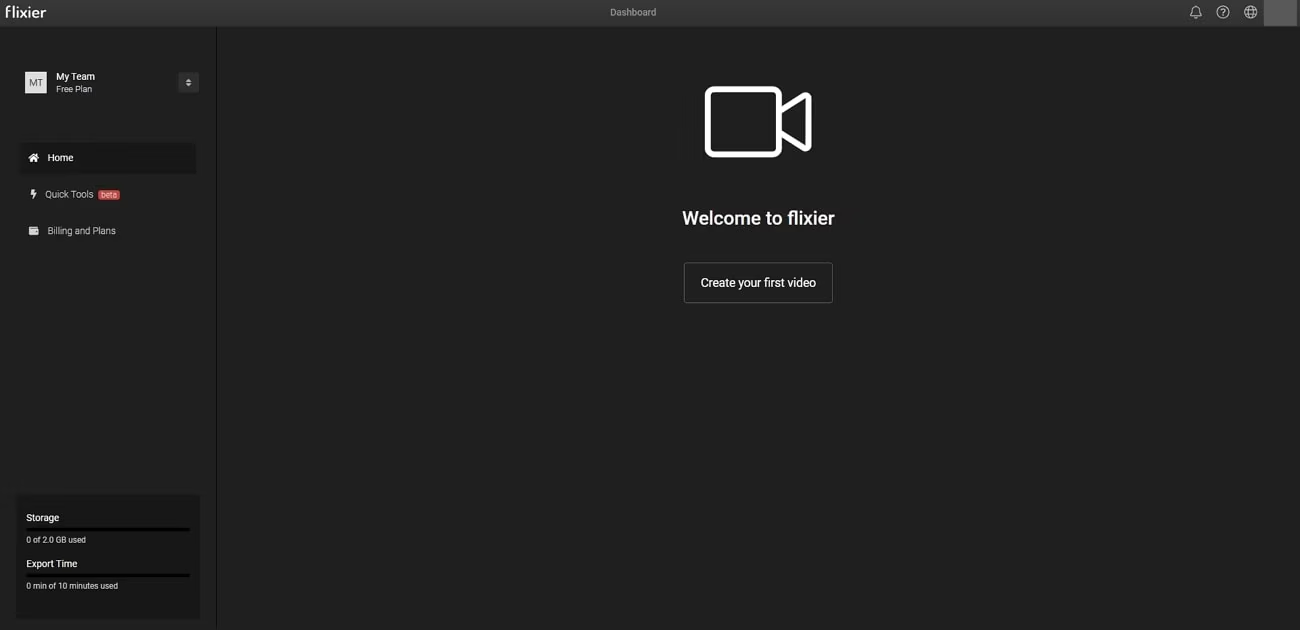 Flixier视频语音转文字工具