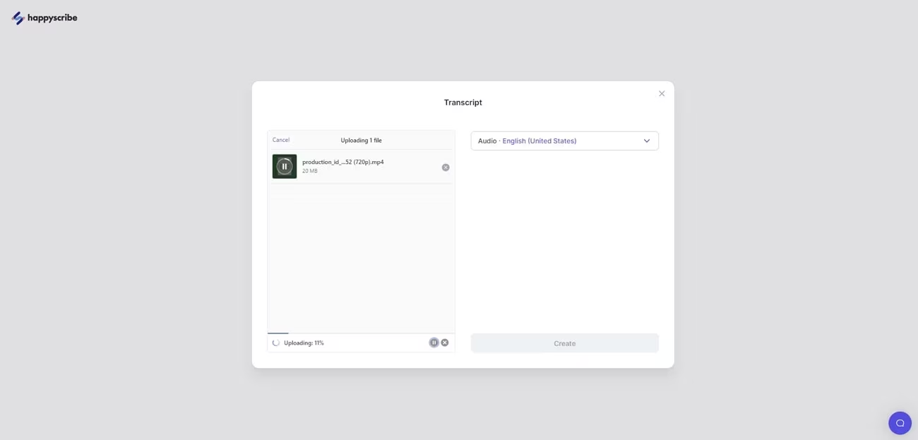 HappyScribe语音转文字