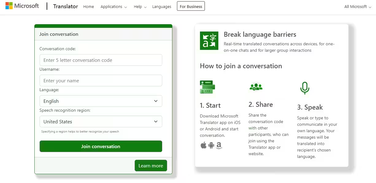 Google翻译的最佳替代方案-Microsoft翻译