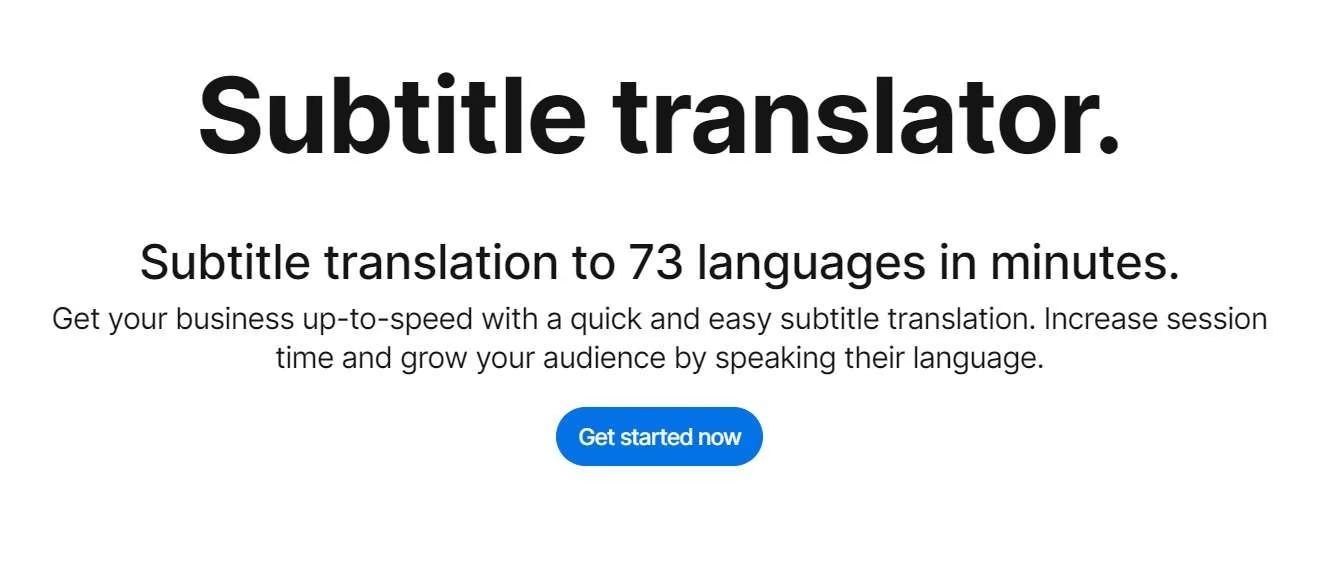 GetSubly视频语言翻译软件