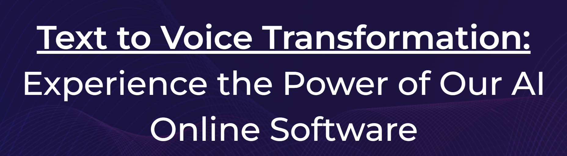 AI语音配音的技术方法