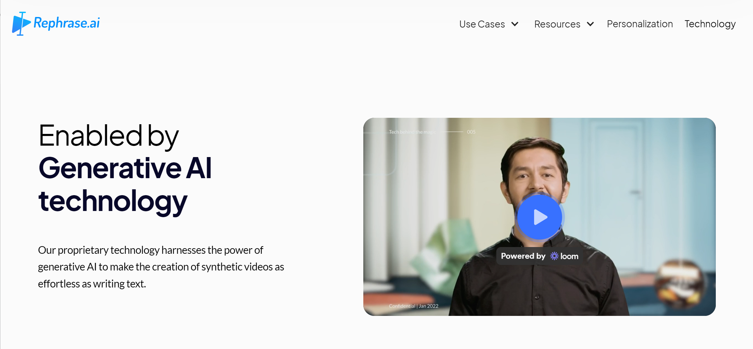Rephrase.AI：Rephrase线上文本转视频软件介绍