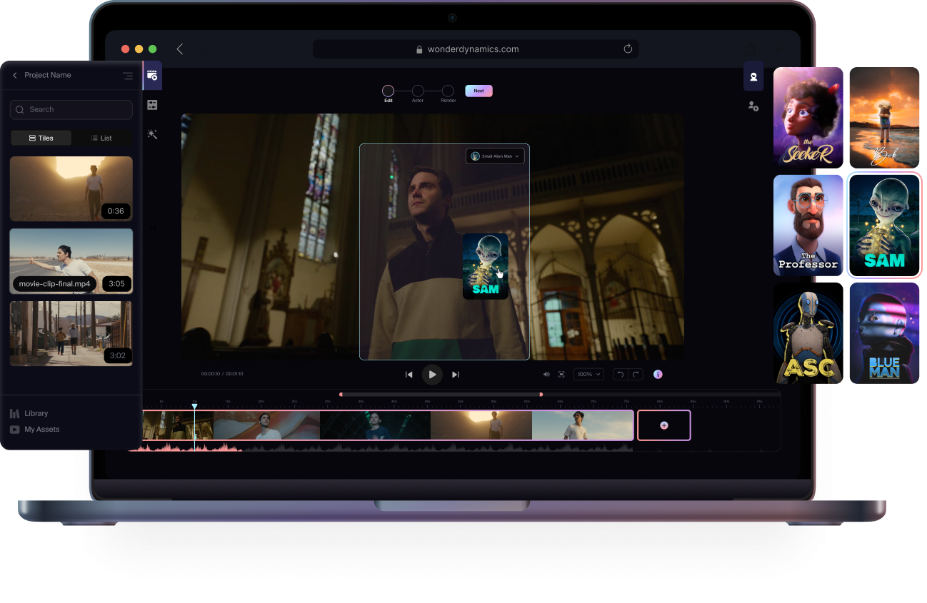 Wonder Studio应用场景