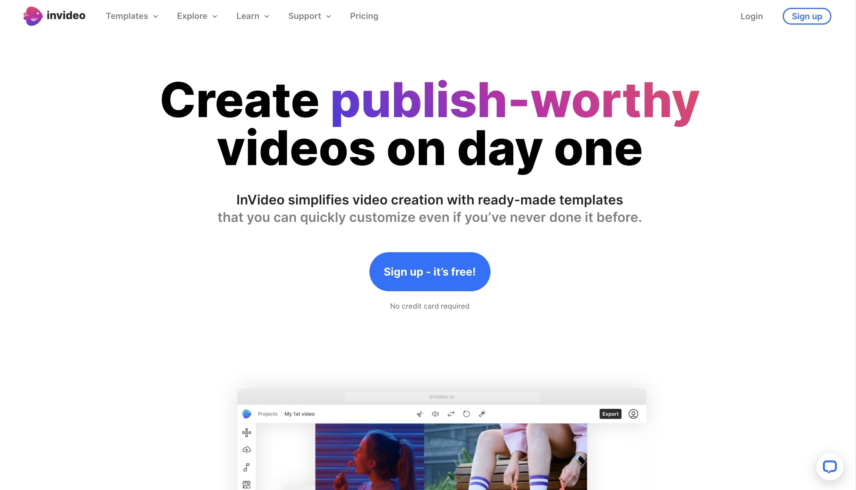 Invideo - 您唯一需要的新闻视频创建器